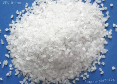 Weiß fixierter Abschnitt-Sand des Aluminiumoxyd-0-1mm